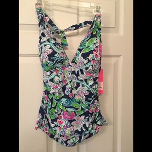 Lilly Pulitzer tankini swim top